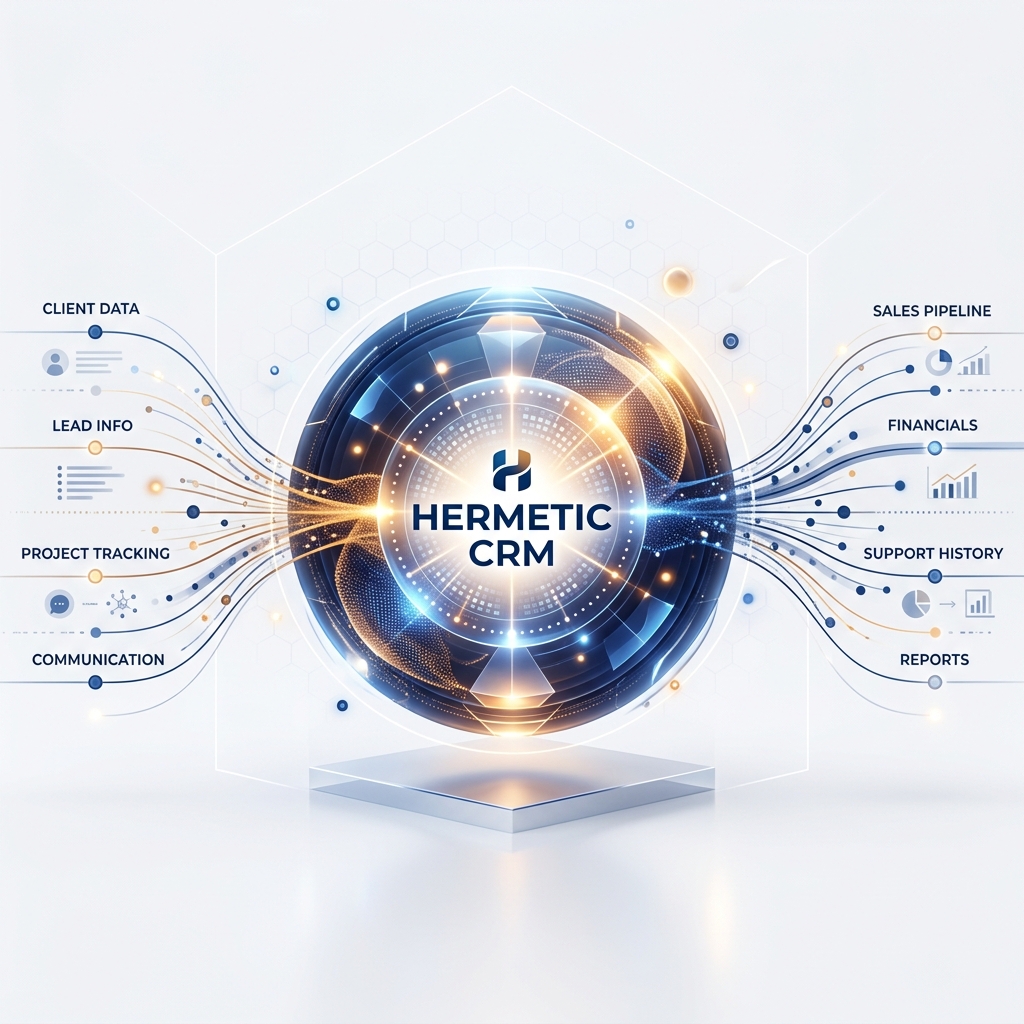 Hermetic Organized CRM Dashboard